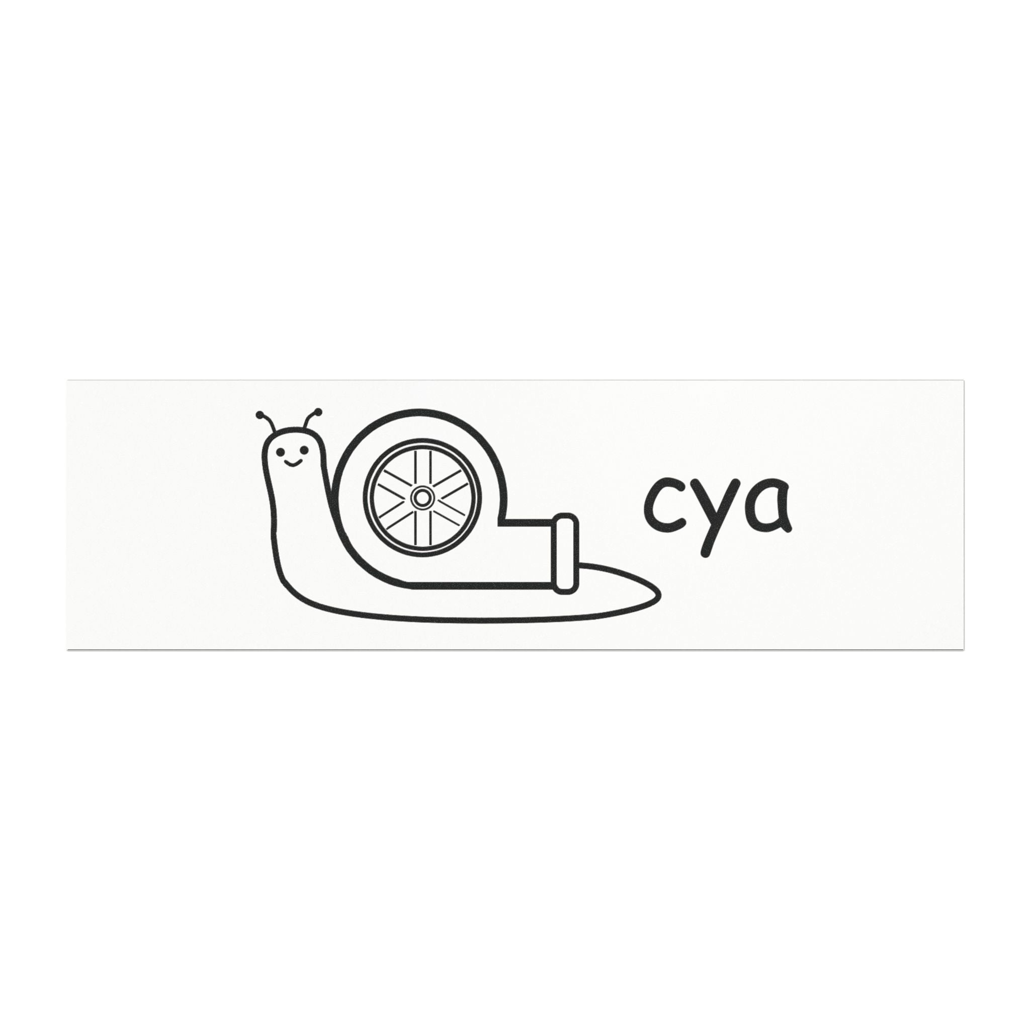 "cya" car magnet